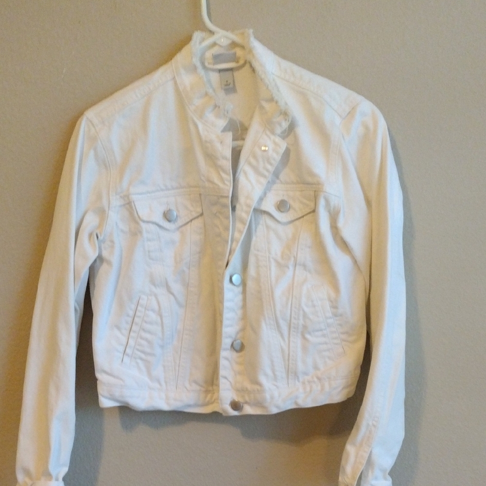 White Jean Jacket